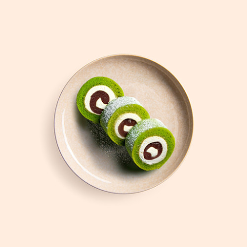 POSTRE Mini bracito japonés de té verde y azuki